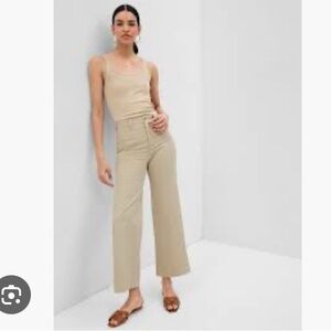 GAP high rise khakis, size 6 regular, brand new